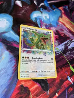 Pokemon TCG Rayquaza 138/185 Amazing Rare Vivid Voltage - Image 3