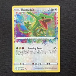 Pokemon TCG Rayquaza 138/185 Vivid Voltage Amazing Rare Holo English 2020 - Image 1