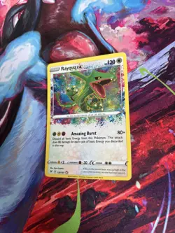 Pokemon TCG Rayquaza 138/185 Amazing Rare Vivid Voltage - Image 2
