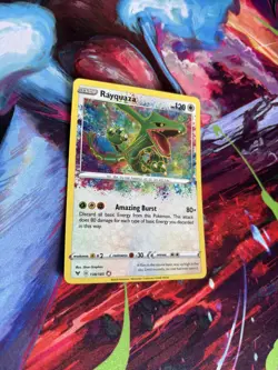 Pokemon TCG Rayquaza 138/185 Amazing Rare Vivid Voltage - Image 3
