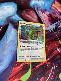 Pokemon TCG Rayquaza 138/185 Amazing Rare Vivid Voltage - Image 2