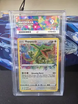 Pokemon TCG Rayquaza Vivid Voltage 138/185 Amazing Rare Ace 9 - Image 1