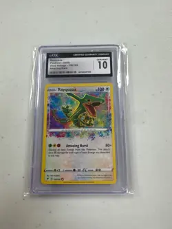 Rayquaza Amazing Rare 138/185 Vivid Voltage – CGC 10 Gem Mint Pokemon TCG - Image 1