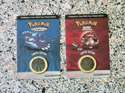 🔥 Pokemon Ruby & Sapphire Collector Coins Sealed Preorder Bonus 🔥 - Image 1