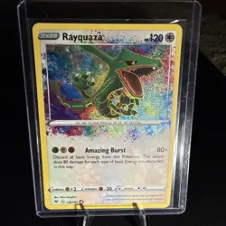 Pokemon TCG Rayquaza Amazing Rare, Vivid Voltage 138/185, Near Mint Condition - Image 1