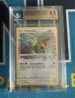 Pokemon TCG 2020 Vivid Voltage Rayquaza Holo Amazing Rare #138/185 BGS 9.5 - Image 1