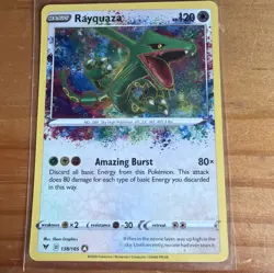 Rayquaza 138/185 Vivid Voltage Amazing Rare Pokemon TCG - Image 1