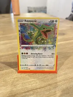 Pokemon TCG Rayquaza Vivid Voltage 138/185 Holo Amazing Rare - Image 1