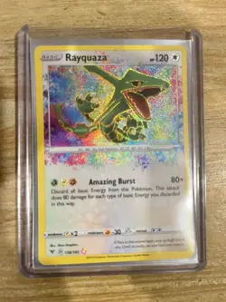 Pokemon TCG Rayquaza Vivid Voltage 138/185 Holo Amazing Rare - Image 2
