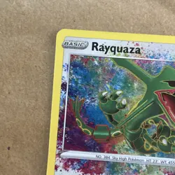 Pokemon TCG Rayquaza Vivid Voltage Holo Card 138/185 Amazing Rare - Image 3