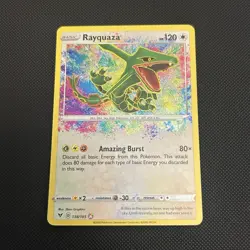 Pokemon TCG Rayquaza 138/185 SWSH04 Vivid Voltage Amazing Rare Holo English - Image 1