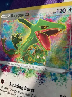 Pokemon TCG Rayquaza Vivid Voltage 138/185 Holo Amazing Rare - Image 3
