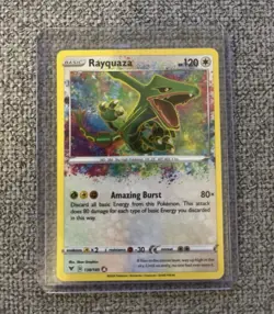 Pokemon TCG Rayquaza Vivid Voltage 138/185 Holo Amazing Rare - Image 1