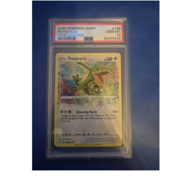 Pokemon TCG Rayquaza 138/185 Vivid Voltage 2020 Amazing Rare Holo EN PSA 10 - Image 1