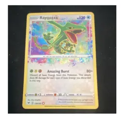Pokemon TCG Rayquaza 138/185 Vivid Voltage Amazing Rare Holo English - Image 1