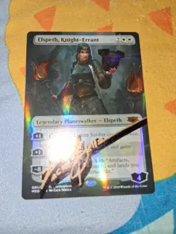 MTG Elspeth Knight Errant Mythic Edition: Guilds Of Ravnica Foil GR1 signed - Image 1