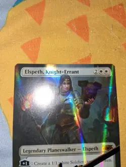 MTG Elspeth Knight Errant Mythic Edition: Guilds Of Ravnica Foil GR1 signed - Image 2