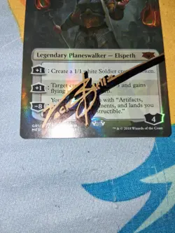 MTG Elspeth Knight Errant Mythic Edition: Guilds Of Ravnica Foil GR1 signed - Image 5