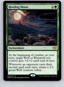 Magic the Gathering Howling Moon Innistrad: Crimson Vow MTG Free Shipping! - Image 1