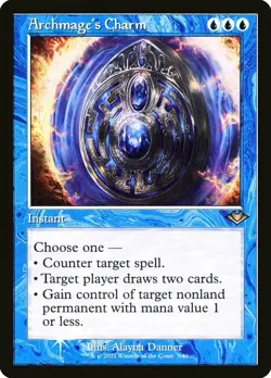 [1x] Archmage's Charm - Foil - Retro Frame Near Mint, English Modern Horizons 2 - Image 1
