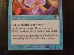 Soothsaying Mercadian Masques MMQ LP MTG Commander Control 1998 - Image 4