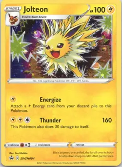 2019 SWSH: Sword & Shield Promo Cards Jolteon - SWSH094 HOLO #SWSH094 - Image 1