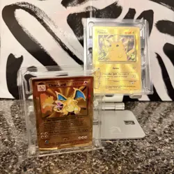 Official Gold Celebration Metal Card Set 2 Pack Collectible Limited Ed. Display - Image 1