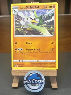 Galarian Sirfetch'd 098/189 Darkness Ablaze Rare NM 2020 - Image 1