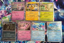 Prismatic Evolutions Shinny & Holo Lot X7 Pokemon TCG: Umbreon, Sylveon, Glaceon - Image 1