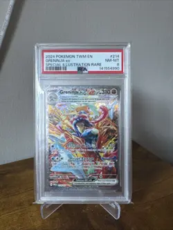 2024 Pokemon S&V Twilight Masquerade Greninja EX 214/167 PSA 8 - Image 3