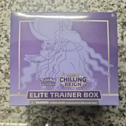Pokemon TCG Chilling Reign Elite Trainer Box ETB Calyrex Ice Rider NEW SEALED - Image 1