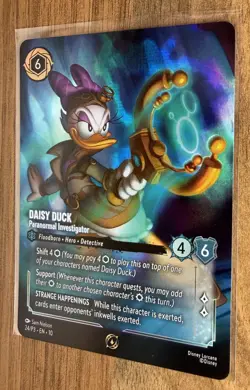 Disney Lorcana - Daisy Duck - Paranormal Investigator - 24/P3 - Foil - Image 3