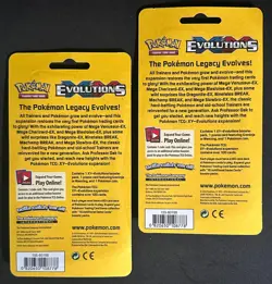 POKEMON XY EVOLUTIONS BLISTER BOOSTER PACK NEW GRENINJA & WEEZING PROMO - Image 2