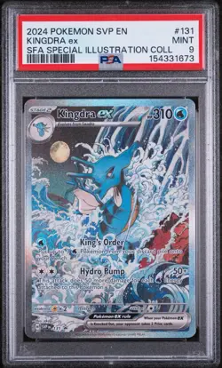 2024 POKEMON SVP PROMO SPECIAL ILLUSTRATION COLLECTION #131 KINGDRA EX PSA 9 - Image 1