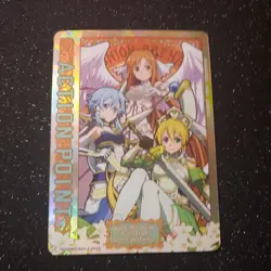 UNION ARENA Sword Art Online vol.2 UEX6BT/SAO-2-AP02 Asuna Sinon Leafa NM FOIL - Image 2