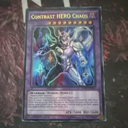 Konami Yu-Gi-Oh! TCG Contrast HERO Chaos BLHR-EN001 Foil Secret Rare (EN) - Image 1