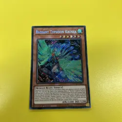 Yu-Gi-Oh TCG DOOD-EN015 Radiant Typhoon Krosea 1st Edition Secret Rare Card - Image 2