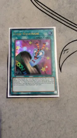 Yu-Gi-Oh! TCG Toon Bookmark Toon Chaos TOCH-EN003 Unlimited Ultra Rare - Image 1