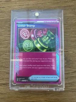 Pokemon TCG Unfair Stamp 165/167 Ace Spec Rare Twilight Masquerade M/Nm - Image 1