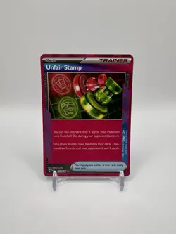 Pokemon TCG Unfair Stamp Ace Spec Rare Card 165/167 Twilight Masquerade - NM - Image 1