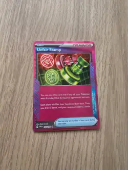 Pokemon TCG Unfair Stamp 165/167 Ace Spec Rare Twilight Masquerade NM - Image 2