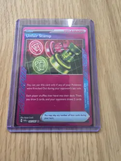 Pokemon TCG Unfair Stamp 165/167 Ace Spec Rare Twilight Masquerade NM - Image 4