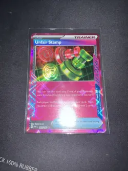 Pokemon TCG Unfair Stamp 165/167 Ace Spec Rare Twilight Masquerade M/Nm - Image 1