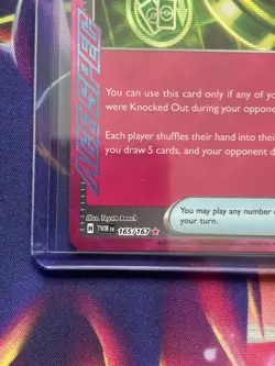 Pokemon TCG Unfair Stamp 165/167 Ace Spec Rare Twilight Masquerade M/Nm - Image 5