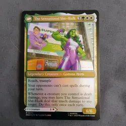 Jennifer Walters Sensational She Hulk FOIL Marvel Magic the Gathering MTG - Image 2