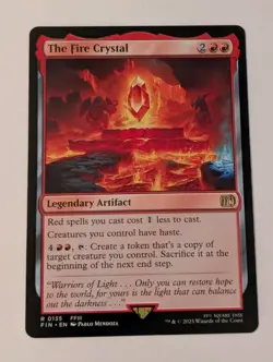 The Fire Crystal 135 Rare FINAL FANTASY Magic: The Gathering Near Mint - Image 1
