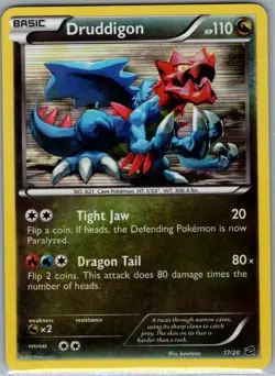 Druddigon 17/20 Holo Dragon Vault - Pokemon Card - NM - Image 1