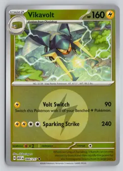 VIKAVOLT (ENERGY SYMBOL PATTERN) 066/217 ME: ASCENDED HEROES POKEMON NM - Image 1