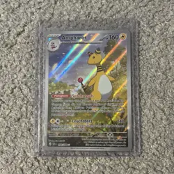 Pokemon Ampharos 090/086 CRI Wachsendes Chaos Illustration Rare Deutsch - Image 1