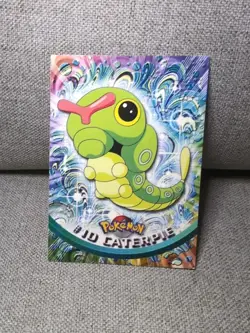 Pokemon Topps Cards 1999 Caterpie Metapod Butterfree TV Animation Non-Holo Lot 3 - Image 3